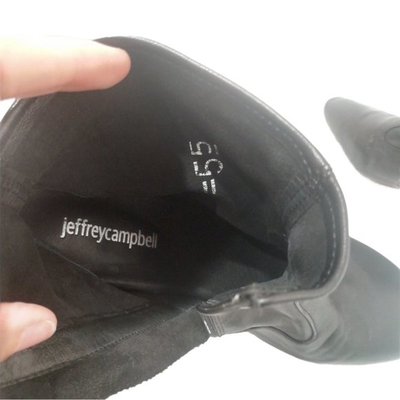 Jeffrey Campbell Kovacs Leather Booties Size 8.5 - Picture 15 of 16